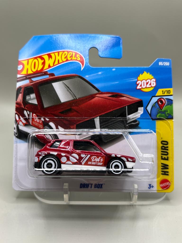 Hot Wheels 2026 HW Euro Drift Box Nieuw, Auto, Nieuw, Ophalen of Verzenden, Mattel
