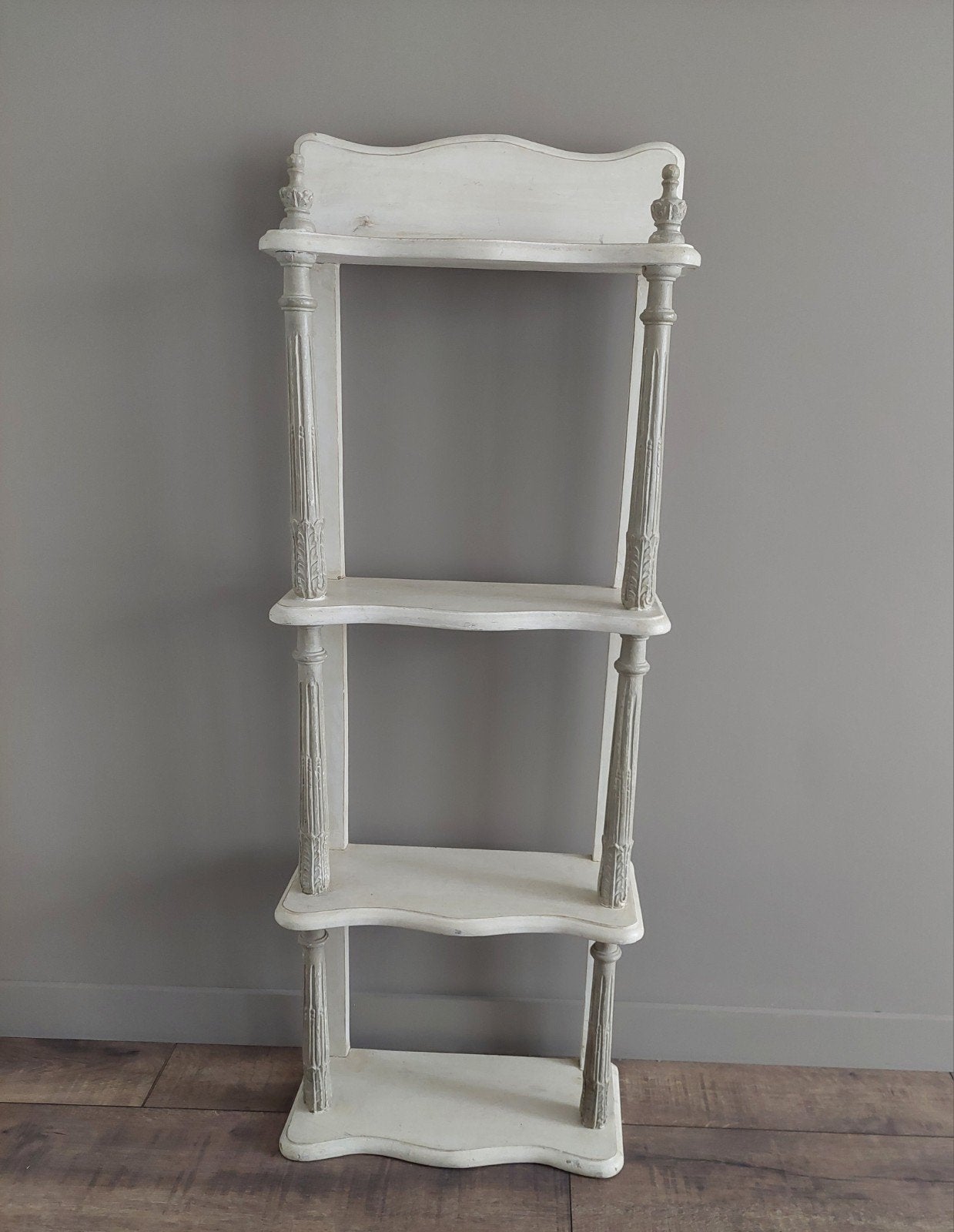 Decoratieve Etagere / Boekenkastje - Crème Wit, Ophalen