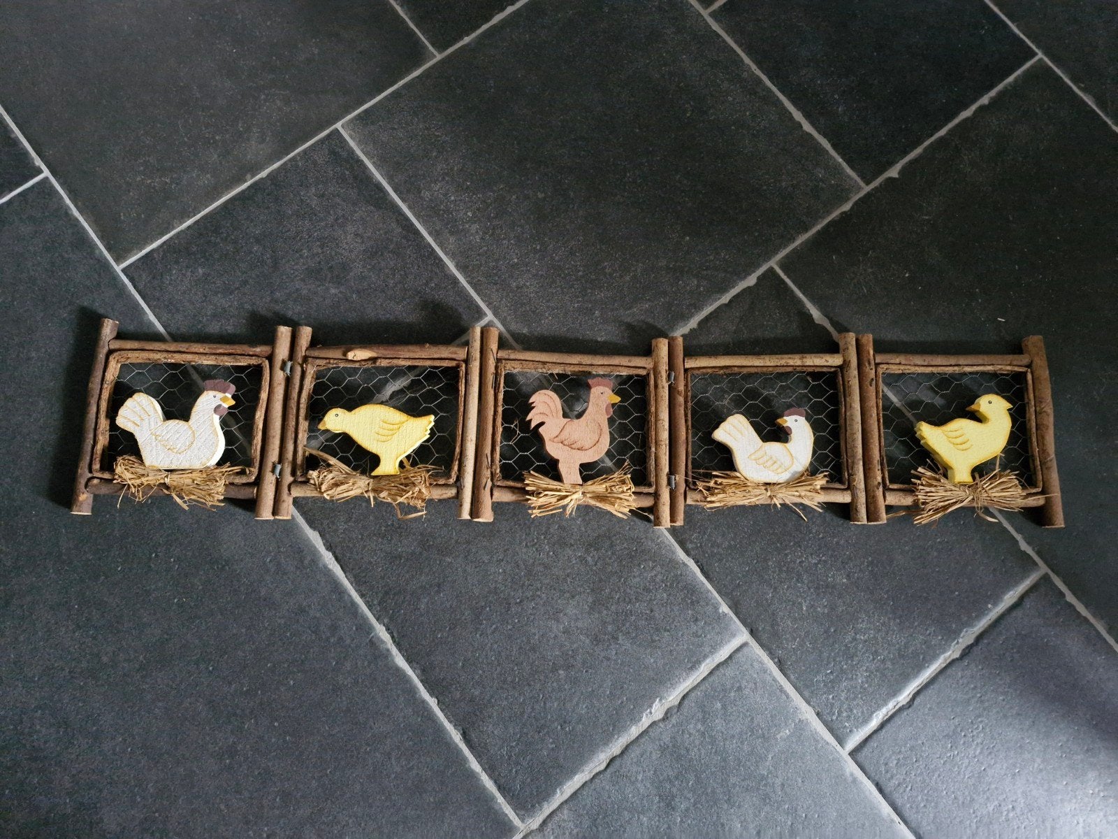 5 luik met kippen., Ophalen of Verzenden