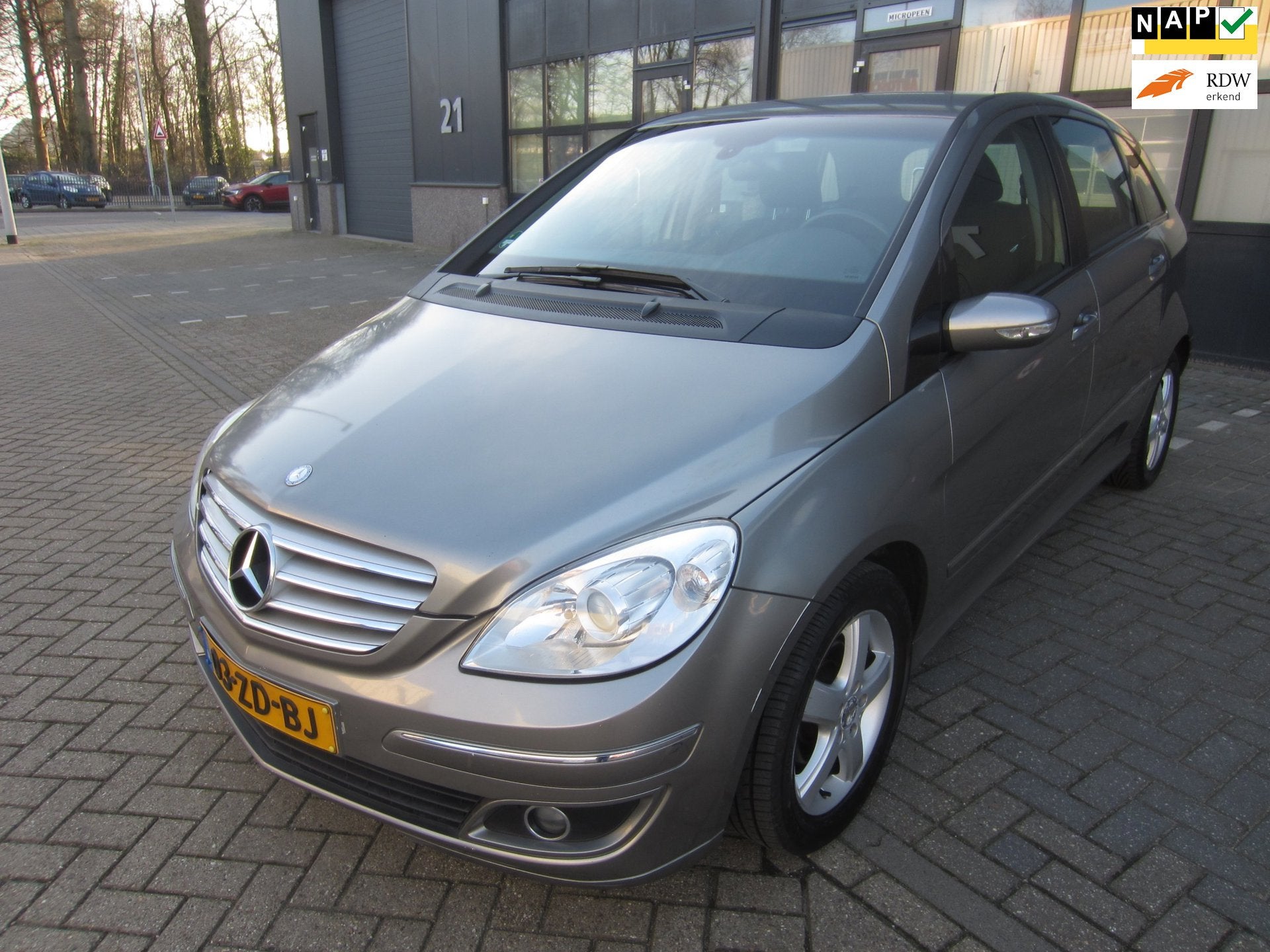 Mercedes-Benz B-klasse 170 2007 Airco Automaat NAP! APK!, Gebruikt, 4 cilinders, 116 pk, Bedrijf