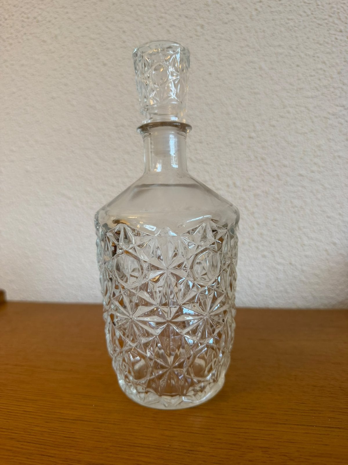 Vintage Italiaanse glazen karaf 1970, Ophalen