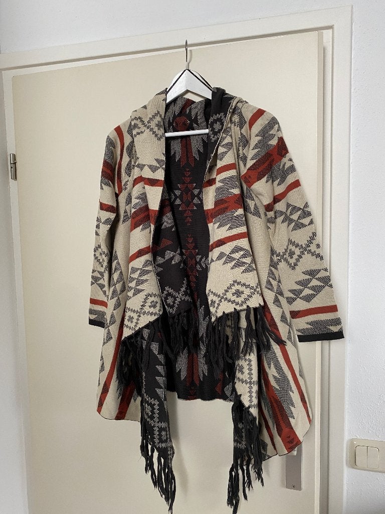 lekker poncho vest Shoeby maat SX/S, Bruin, Ophalen of Verzenden, Zo goed als nieuw, Shoeby