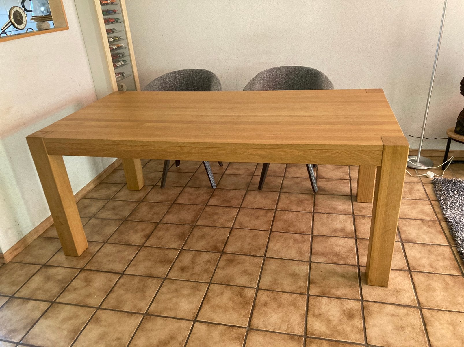 Eettafel, Ophalen, 50 tot 100 cm, Zo goed als nieuw, 150 tot 200 cm
