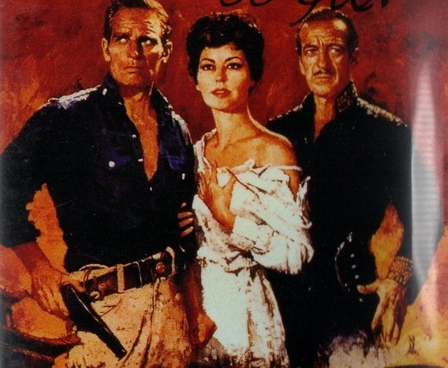 2x Charlton Heston /The Ten Commandments + 55 Days at Peking, Vanaf 12 jaar, Ophalen of Verzenden, 1940 tot 1960, Zo goed als nieuw