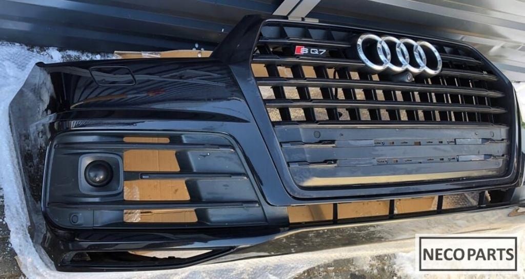VOORBUMPER AUDI Q7 SQ7 4M 4M0 BUMPER ORIGINEEL GRILL CAMERA, Auto-onderdelen, Ophalen of Verzenden, Gebruikt, Audi