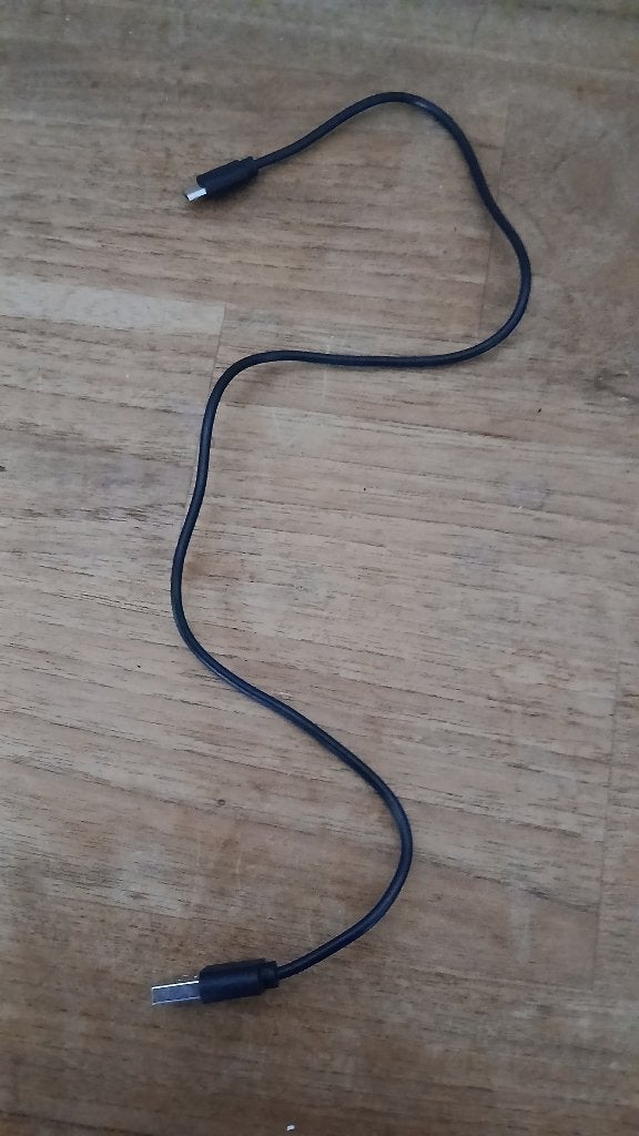 Kabel zwart usb naar usb-micro, Ophalen, Nieuw, Overige typen, Samsung