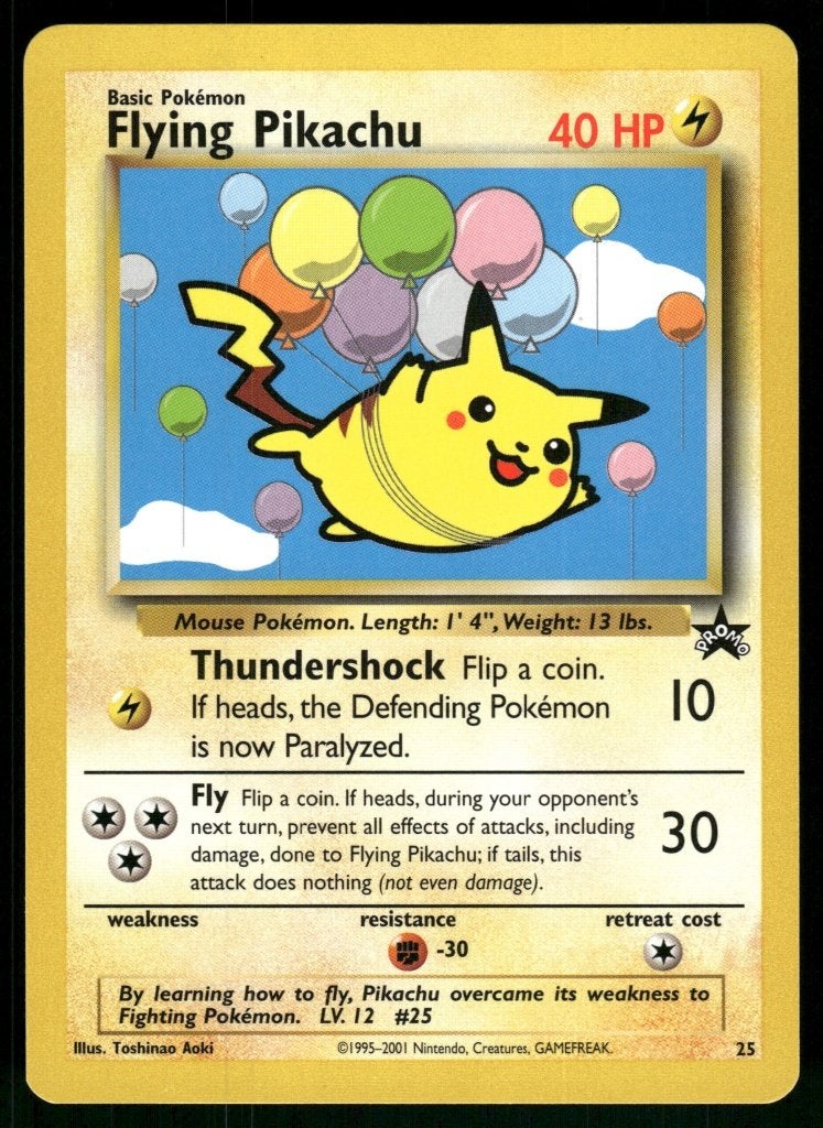 Flying Pikachu 25/53 - Wizards Black Star Promos (NM), Verzenden, Gebruikt