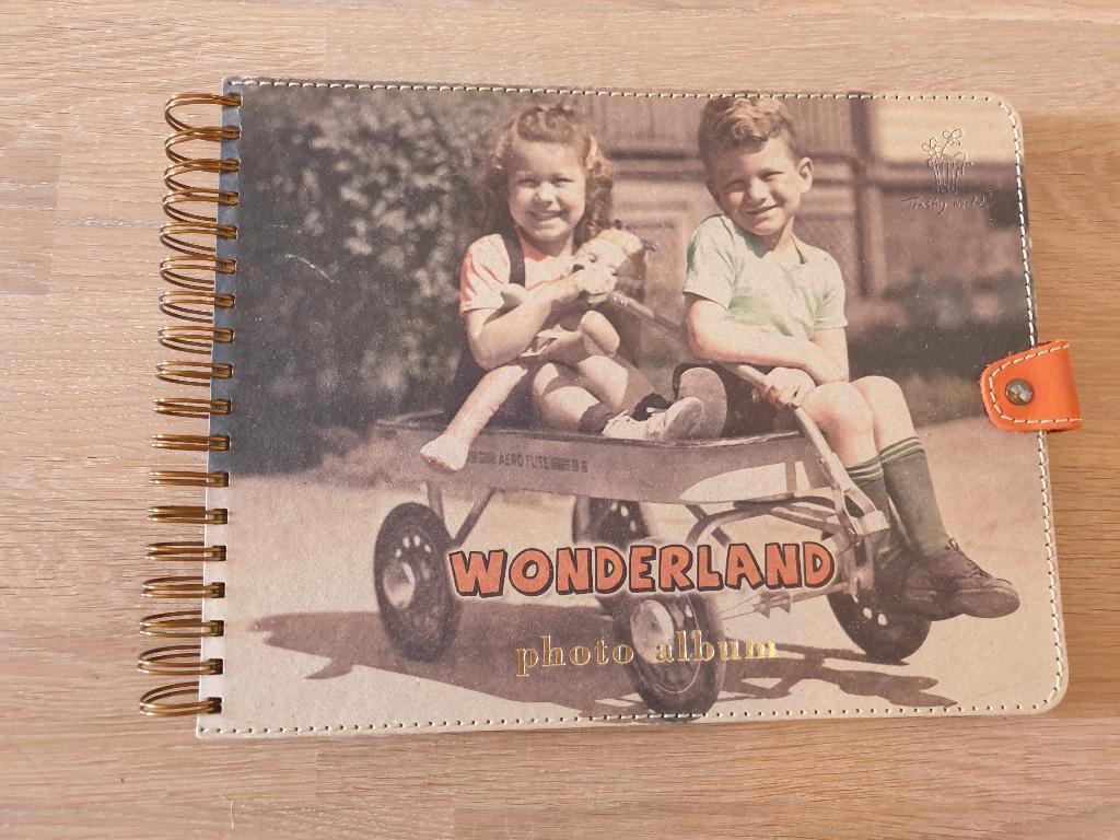 Fotoplakboek oude look, Ophalen of Verzenden, Zo goed als nieuw, Fotoalbum