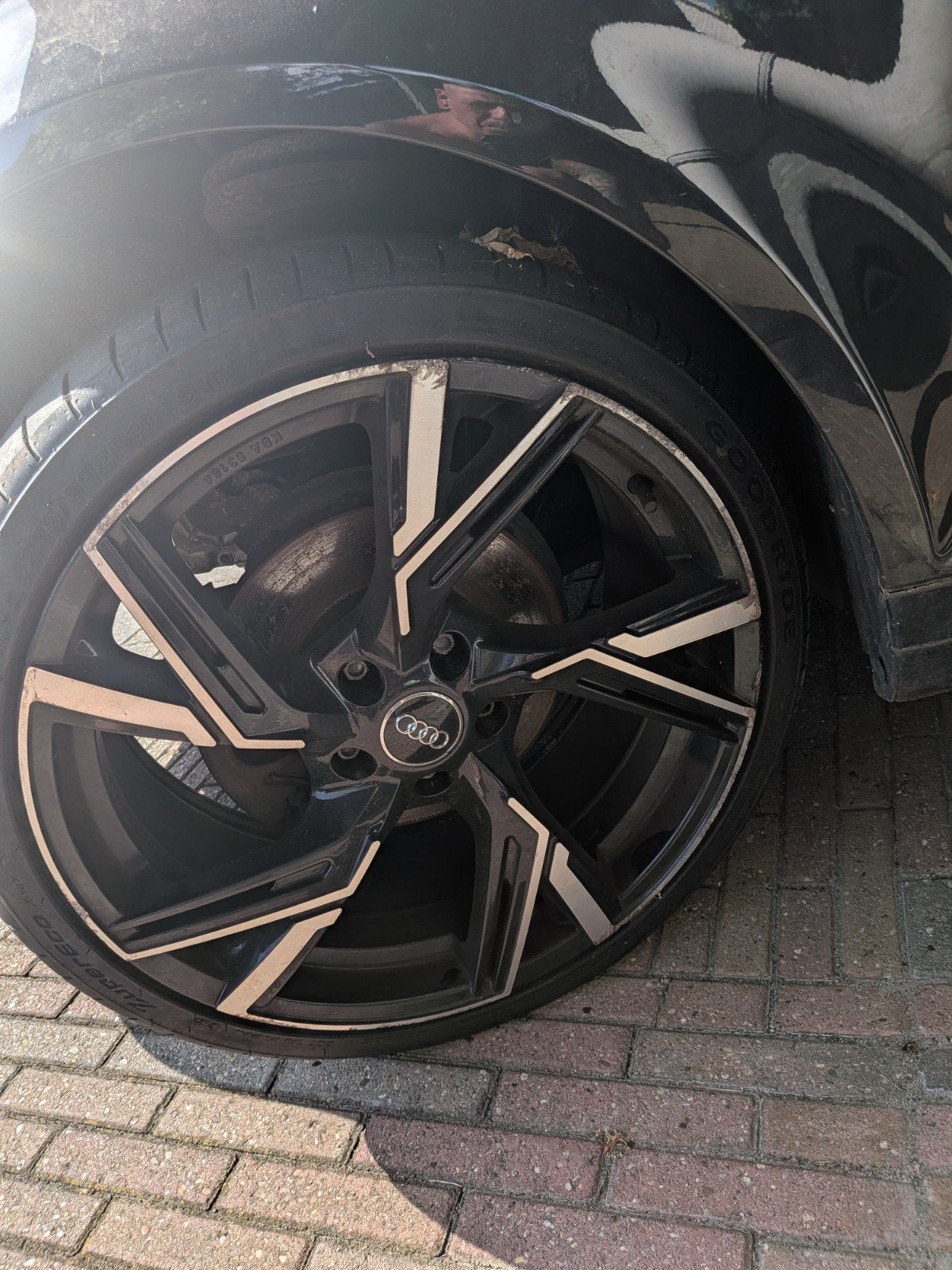 19 inch Audi velgen met goede banden, Fietsen en Brommers, Ophalen of Verzenden, Gebruikt