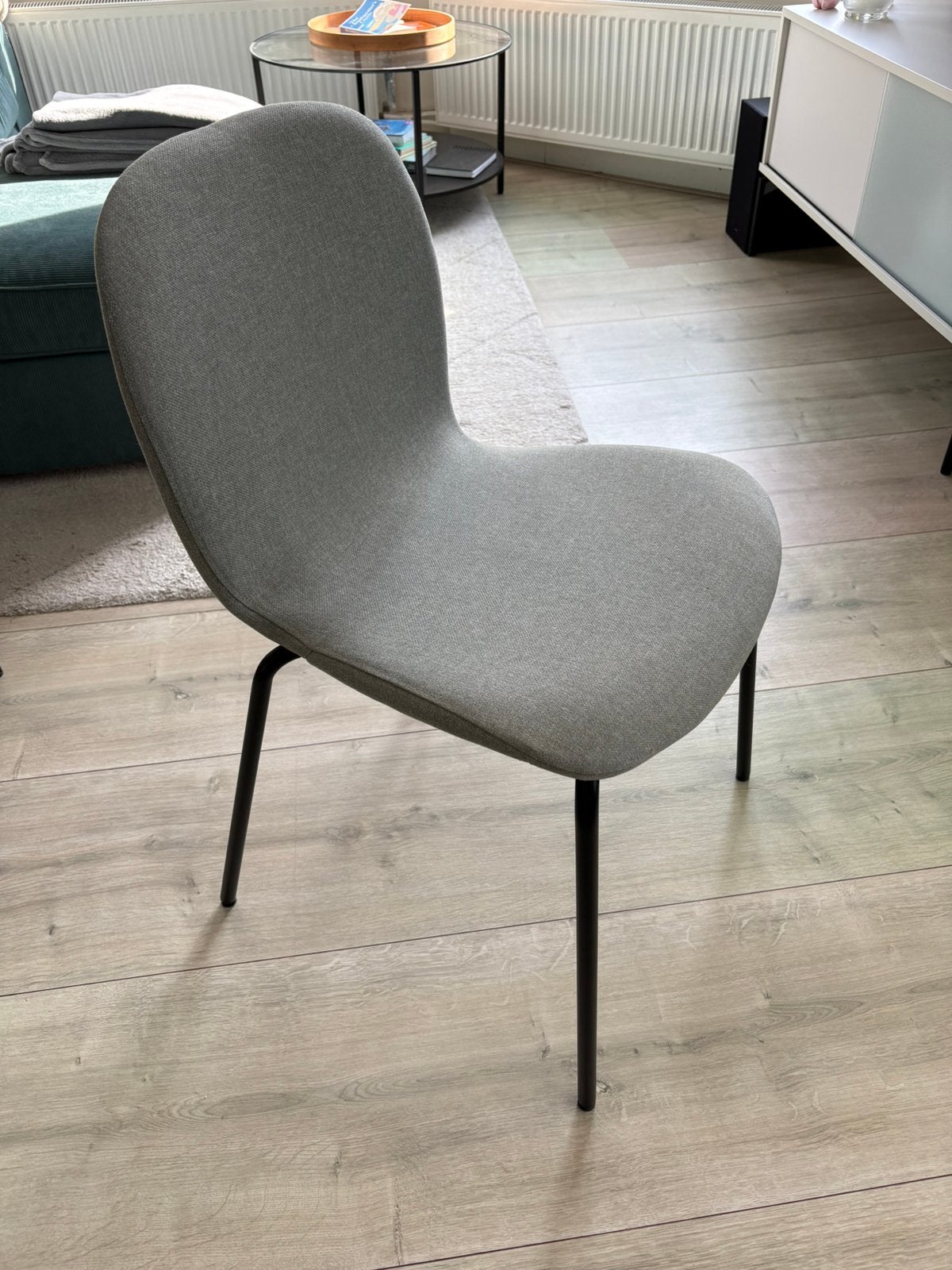 4 IKEA dining chairs (Karlpetter), Ophalen, Gebruikt, Overige kleuren, Minimal / modern