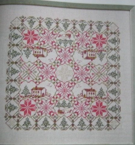 Borduurpatroon  Kerst merklap   nr 9186, Verzenden, Nieuw, Handborduren, Patroon