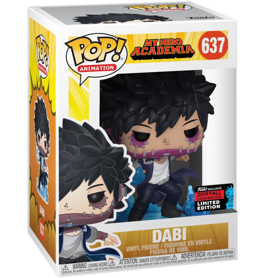 My Hero Academia Dabi #637 2019 Fall Convention LE Funko POP, Funko, LLC 2802 Wetmore Ave Everett, WA 98201 United States, Nieuw