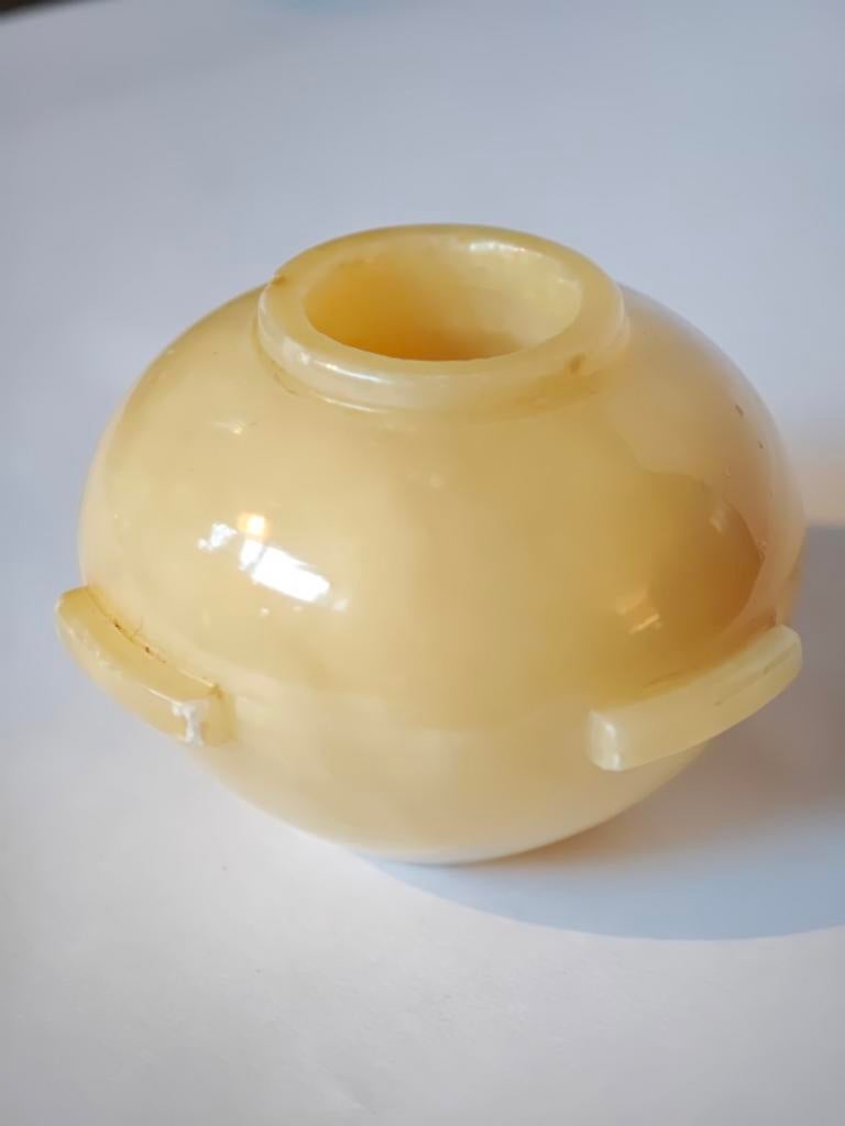 Kleine stenen (marmeren of albasten?) pot, Ophalen of Verzenden