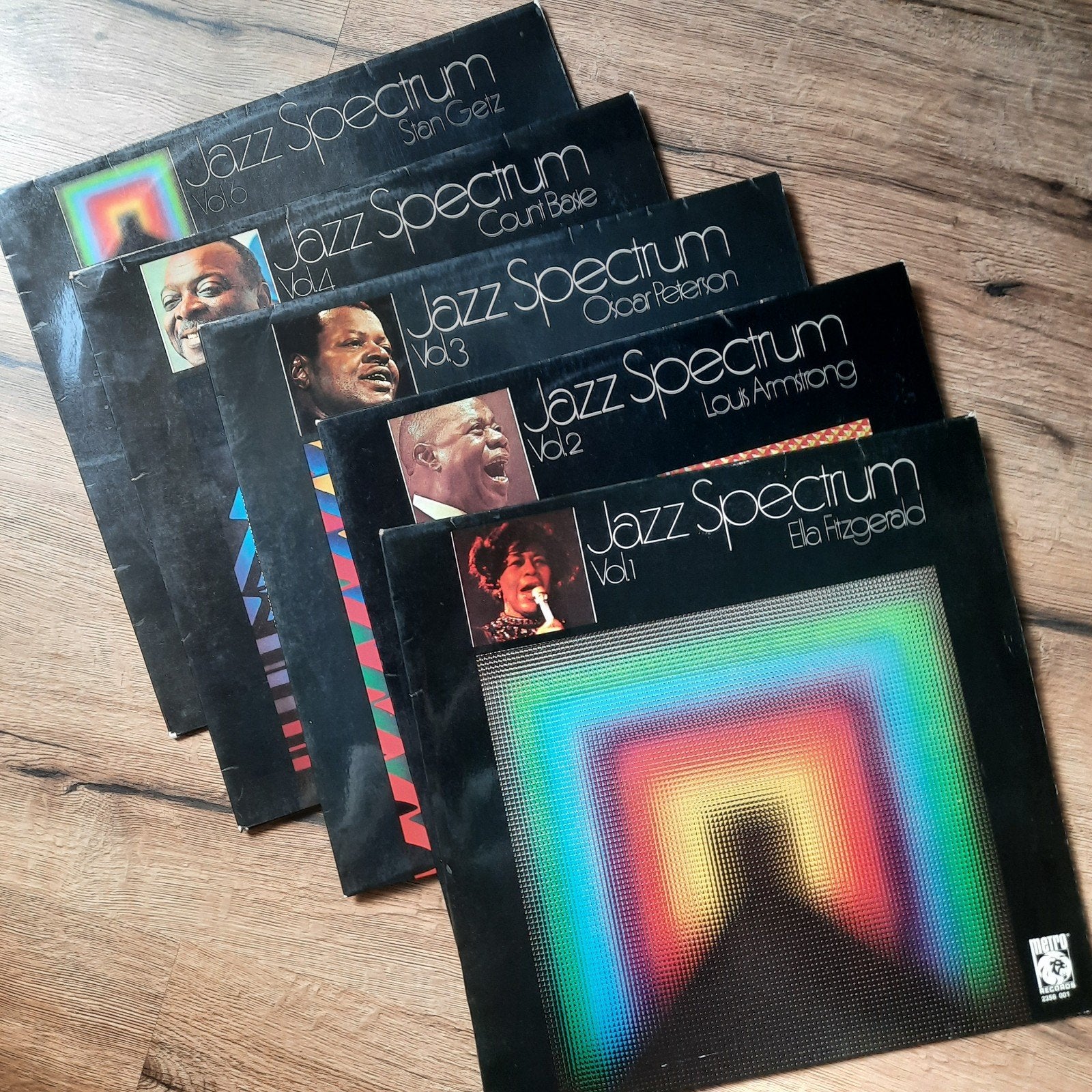 Jazz Spectrum LP Collectie - Ella, Louis, Oscar, Count, Stan, Ophalen of Verzenden