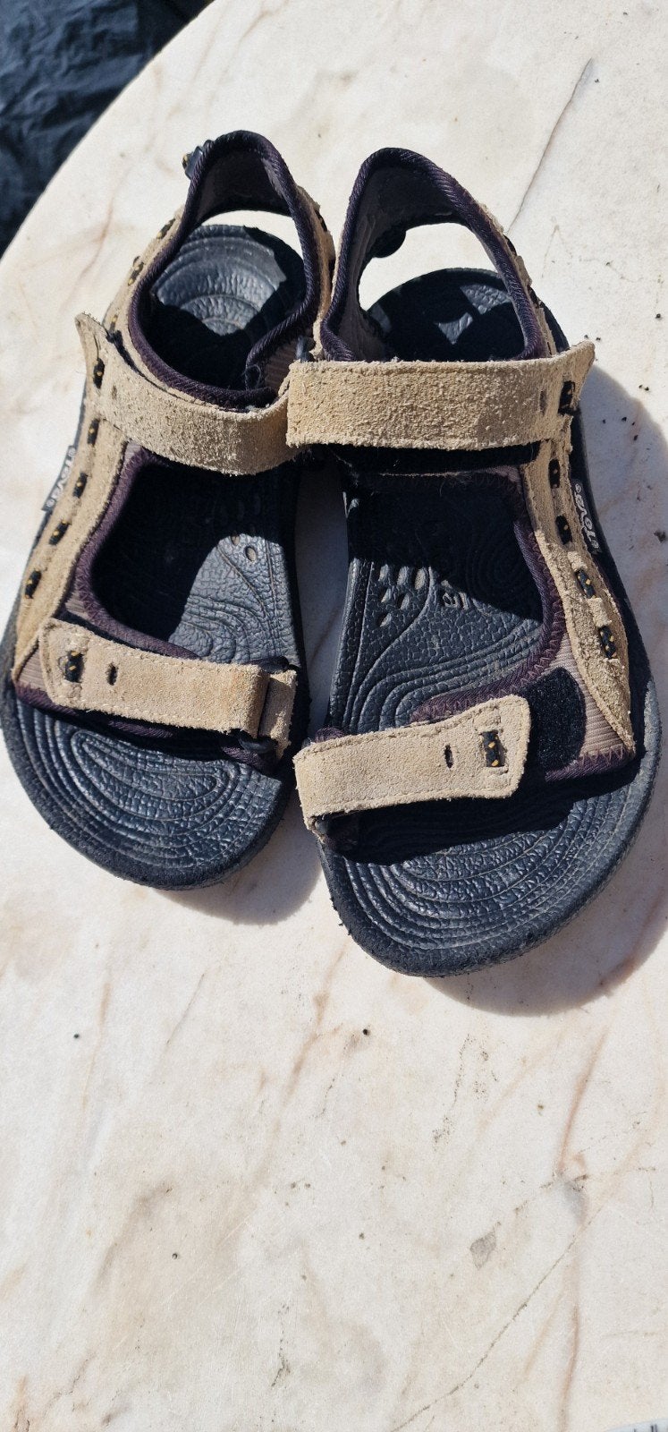 Teva sandalen - Maat 38 - Gedragen, Beige, Teva, Gedragen, Sandalen of Muiltjes