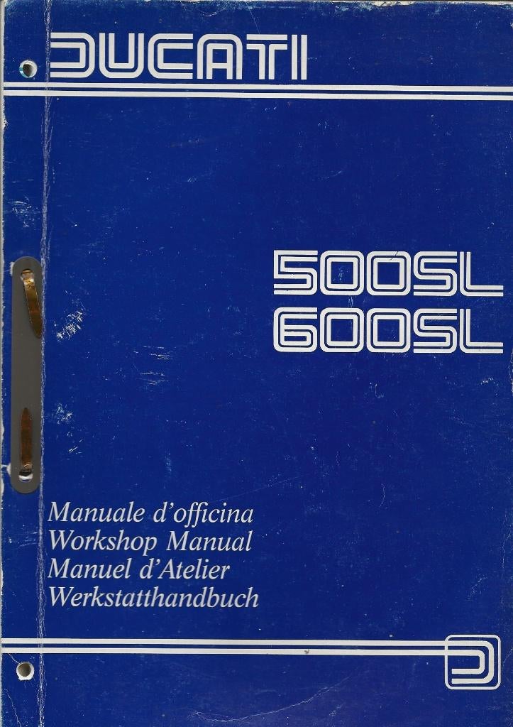 Ducati 500SL Ducati 600SL workshop manual (5864z), Motoren, Ophalen of Verzenden, Ducati