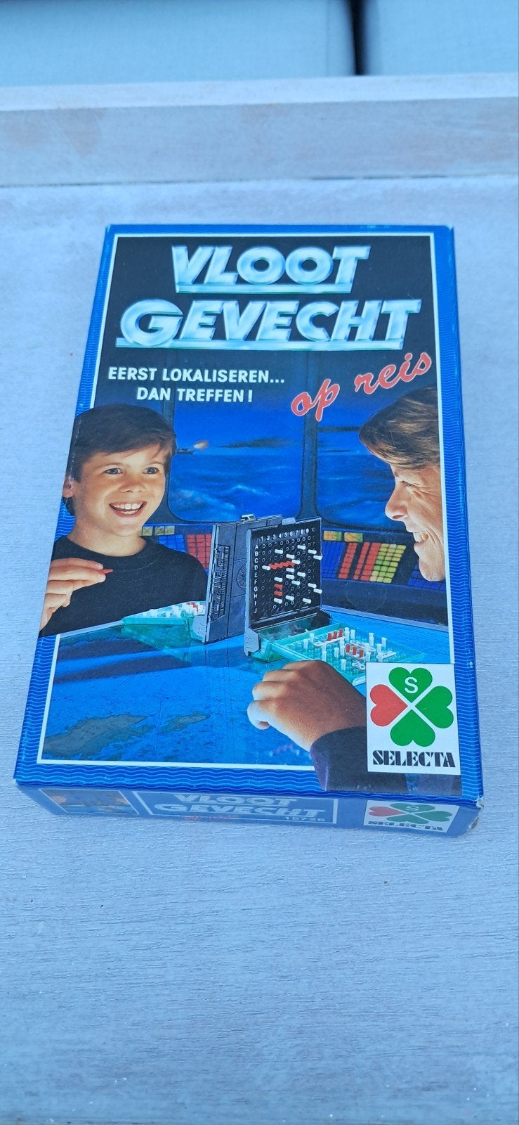 Vloot Gevecht op Reis - Reisspel van Selecta, Gebruikt, Een of twee spelers, Ophalen of Verzenden, Selecta