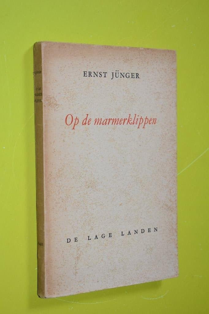 Ernst Jünger- Op de marmerklippen- 1e druk-1942-, Ophalen of Verzenden, Overige soorten, Duitsland, Boek of Tijdschrift