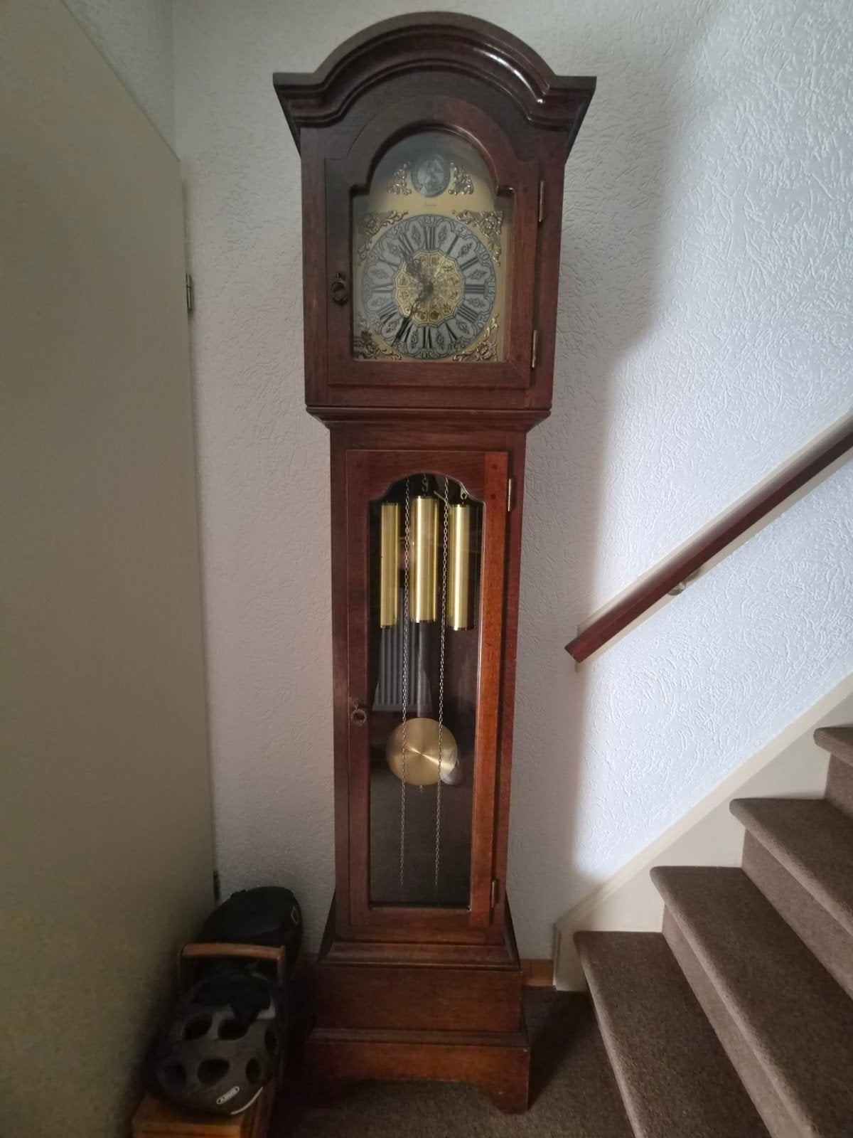 Antieke staande klok - Interclock - Werkt perfect, Ophalen