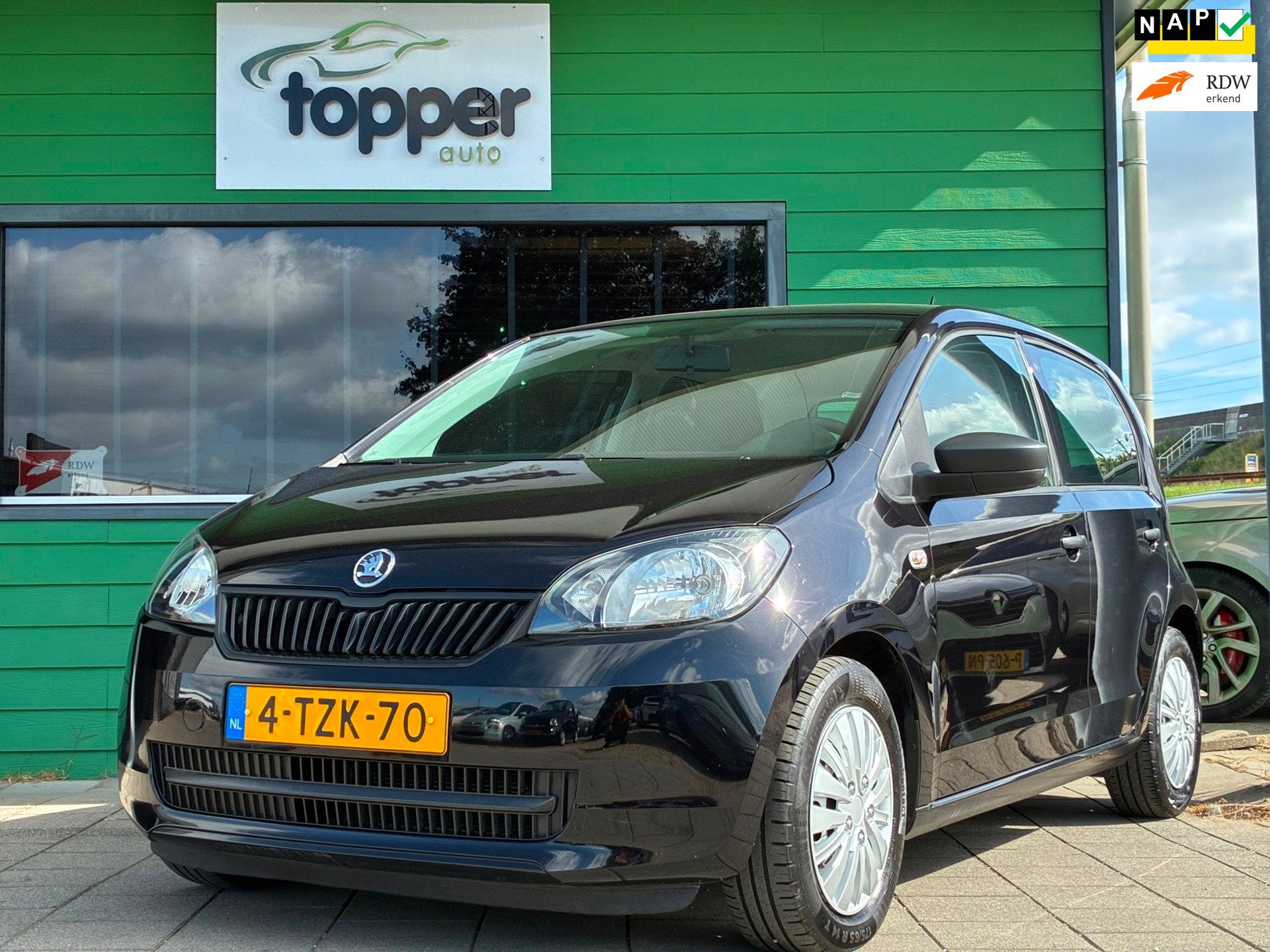 Skoda Citigo 1.0 Greentech Active Pro|Airco|Elektr.ramen|5-D, Auto's, Voorwielaandrijving, Euro 5, Start-stop-systeem, Gebruikt
