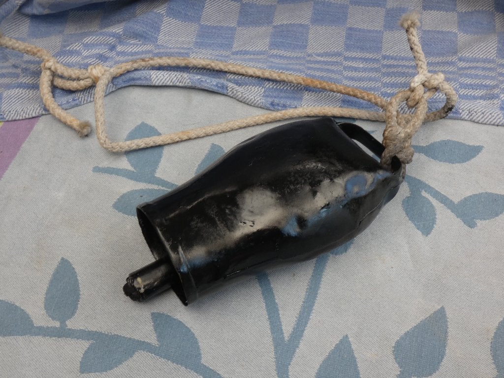 oude bel/ welluidende bel/ koebel, Antiek en Kunst, Curiosa en Brocante, Ophalen of Verzenden