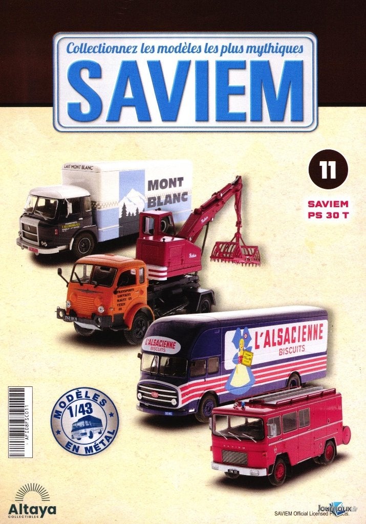 Saviem PS 30 T TRANSPORT 1977 1/43 serie Saviem ALTAYA # 11, Verzenden, Nieuw, Bus of Vrachtwagen, Overige merken