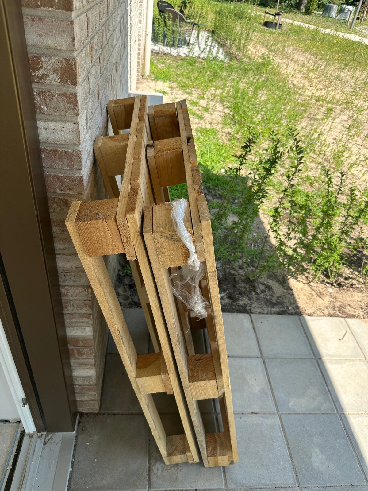 Gratis 2x pallets ophalen HUIZEN, Ophalen, Zo goed als nieuw, Pallet, Minder dan 200 cm