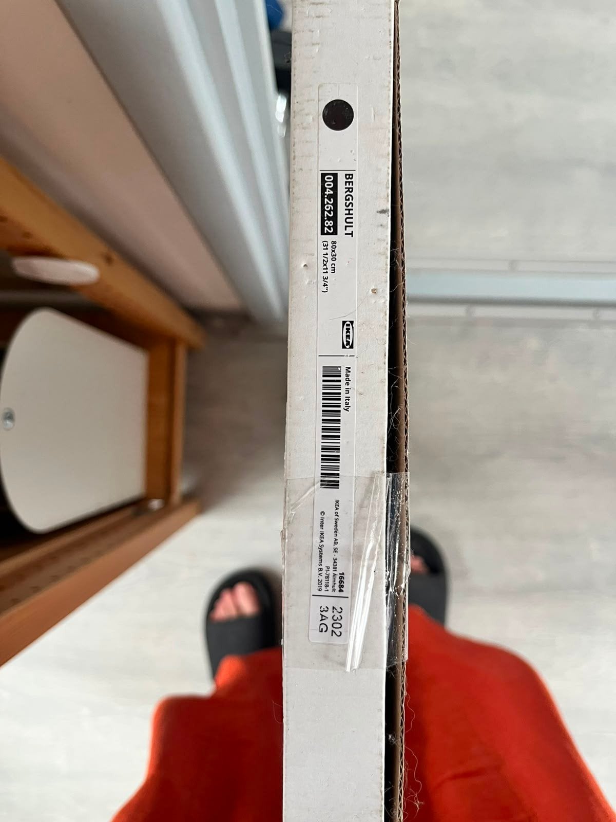 IKEA BERGSHULT plank 80x20 cm - Nieuw in verpakking, Huis en Inrichting, Woonaccessoires | Wandplanken en Boekenplanken, Ophalen of Verzenden