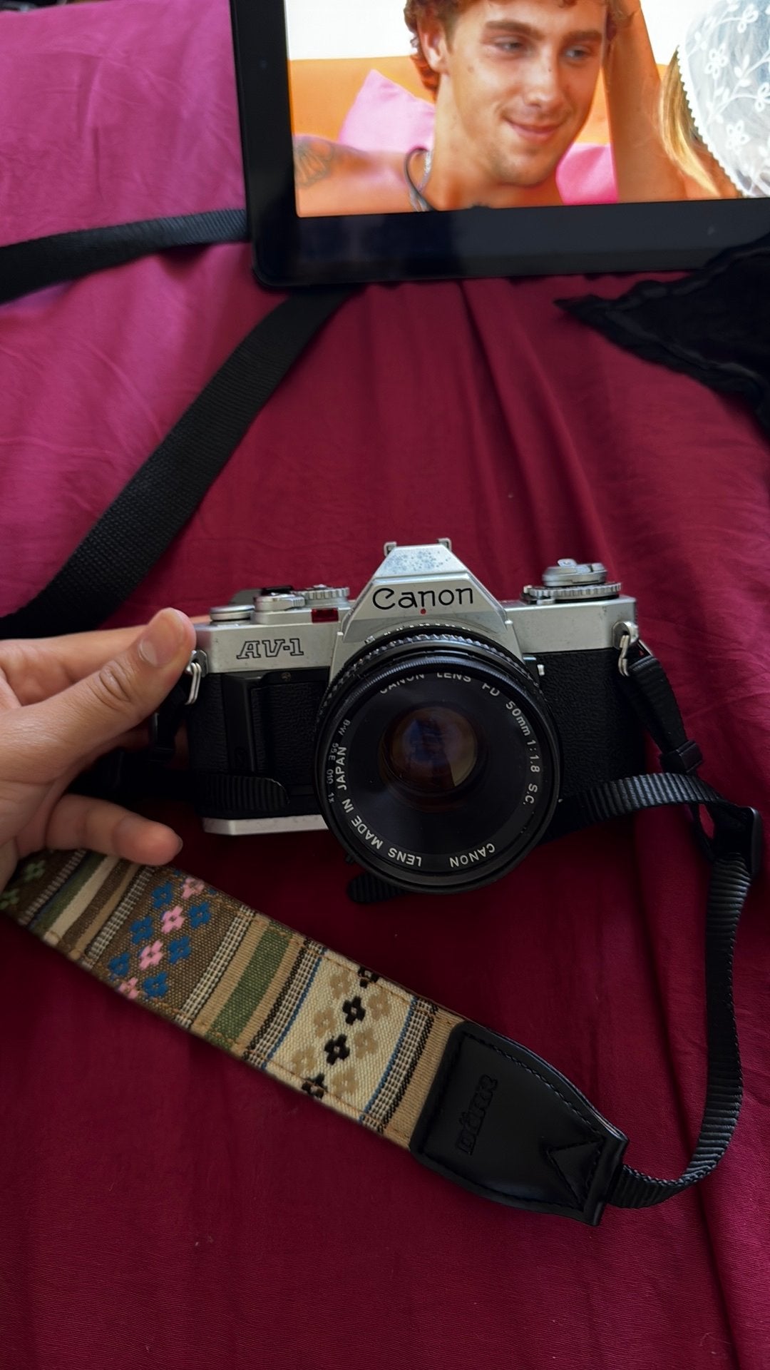 Canon AV1 analogue camera, Ophalen of Verzenden, Zo goed als nieuw