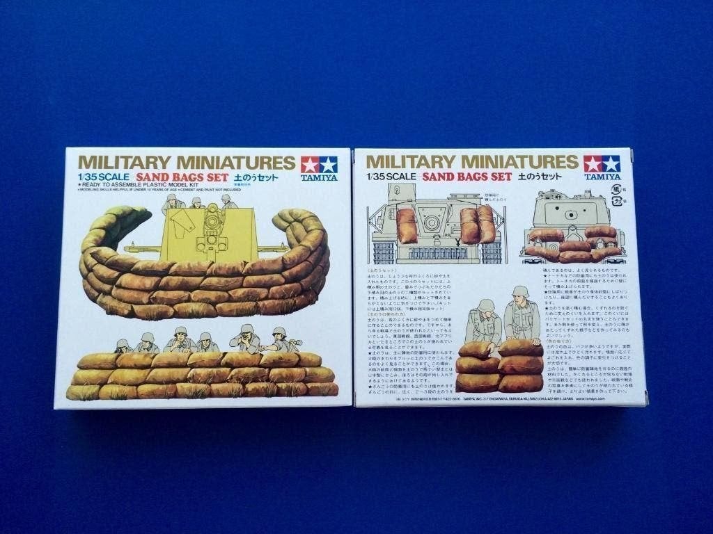 TAMIYA 35025 Sand Bags  1/35, Hobby en Vrije tijd, Verzenden, Nieuw, 1:35 tot 1:50