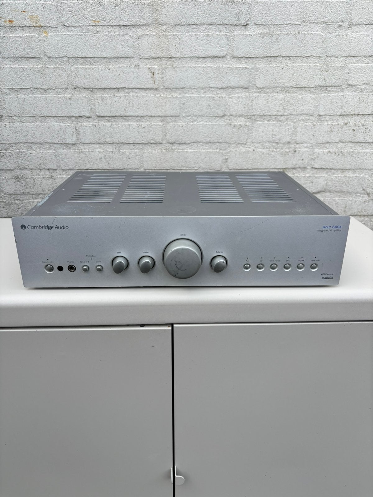 Cambridge Audio Azur 640A v2 versterker 2x75 watt, Ophalen, Gebruikt, 60 tot 120 watt, Overige merken