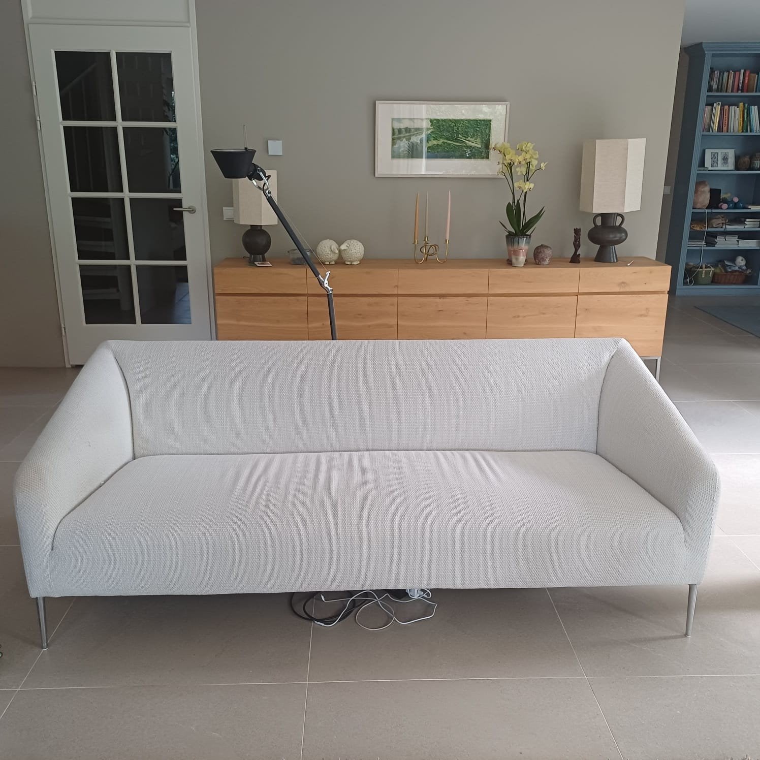 Witte Koozo Kylie bank (design), Ophalen, Overige maten, Minder dan 75 cm, Zo goed als nieuw