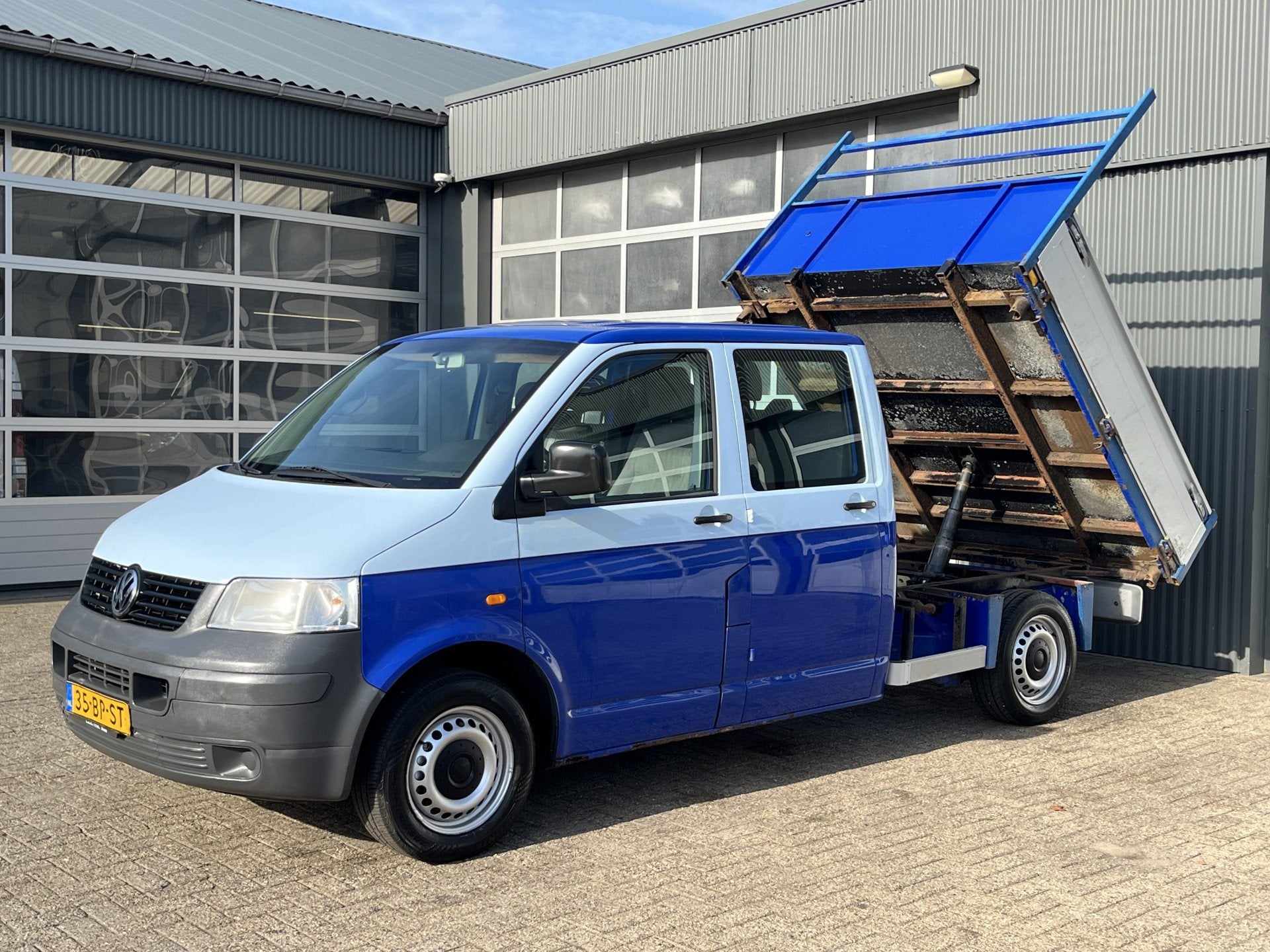Volkswagen Transporter 1.9 TDI 340 DC Euro 3 Pick up Kipper, Auto's, Bestelauto's, Voorwielaandrijving, Startonderbreker, Gebruikt