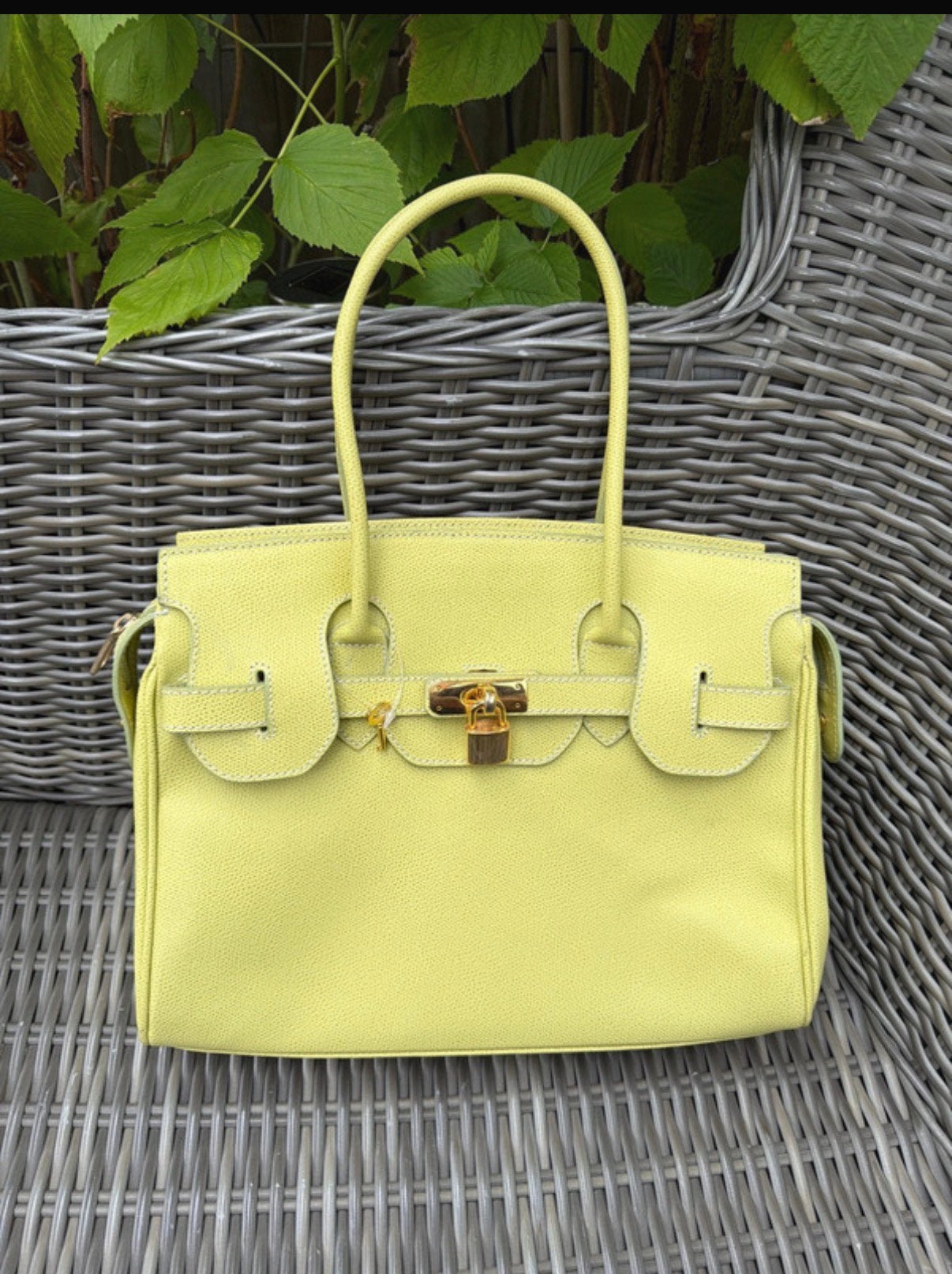Birkin style handtas, Ophalen of Verzenden, Gebruikt, Handtas