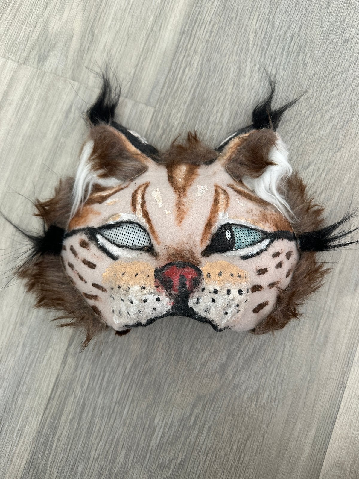 Therian Mask - Kat / Cheeta -  Dierenmasker, Ophalen of Verzenden, Gebruikt, Toneelattributen of Onderdelen