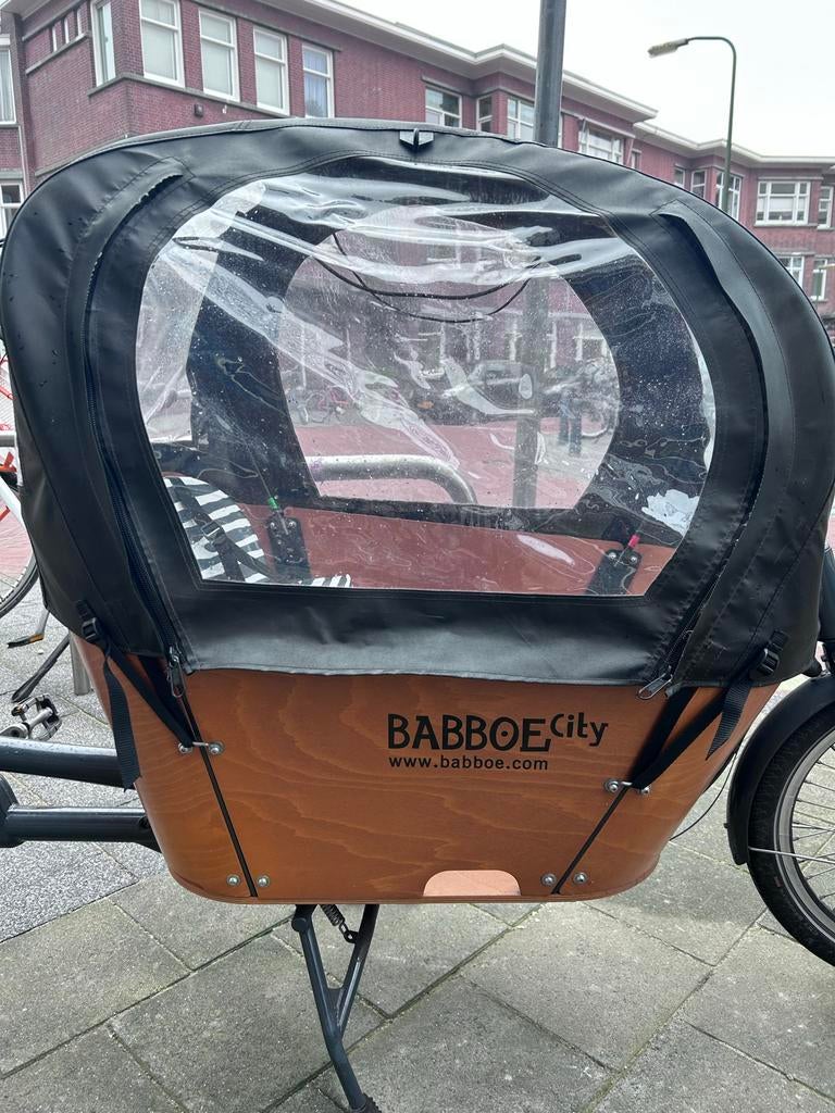Babboe City Regentent / Huif - Bescherming voor Bakfiets, Fietsen en Brommers, Fietsen | Bakfietsen, Verzenden, Gebruikt