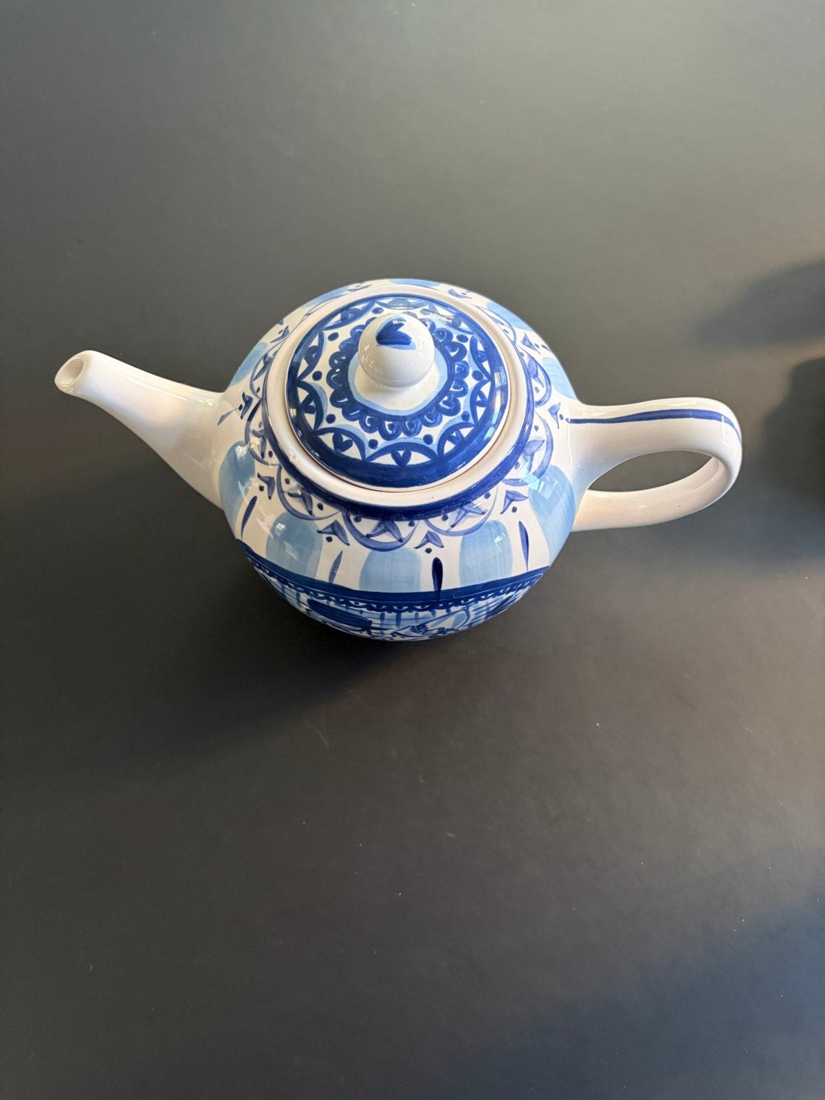 Blond Amsterdam Delfts Blond Theepot - Zo goed als nieuw, Huis en Inrichting, Ophalen of Verzenden, Zo goed als nieuw, Delftsblauw
