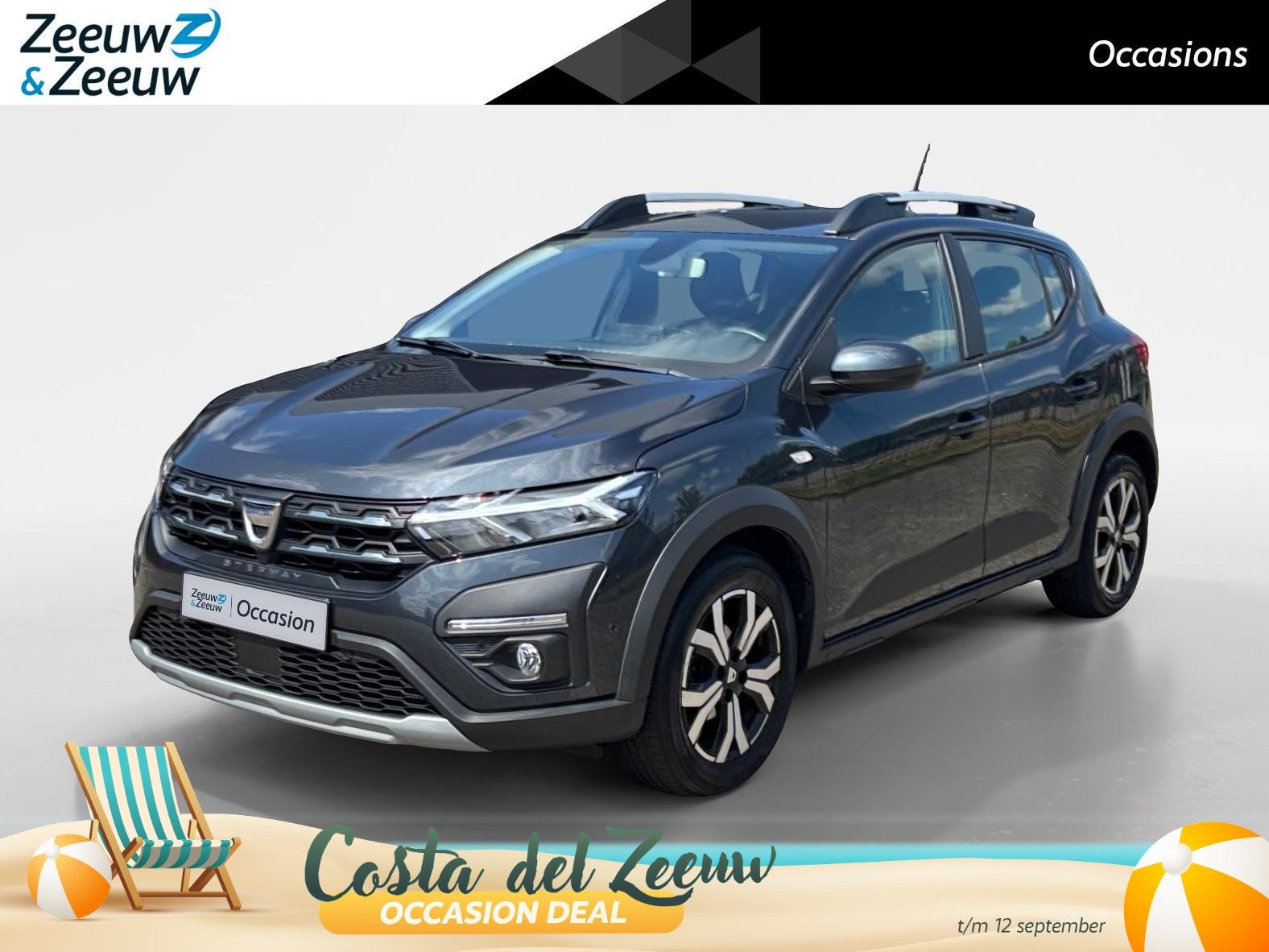 Dacia Sandero Stepway 90PK TCe Comfort Automaat | Camera | P, Auto's, Dacia, 12 maanden, Stof, Euro 6, 49 €/maand