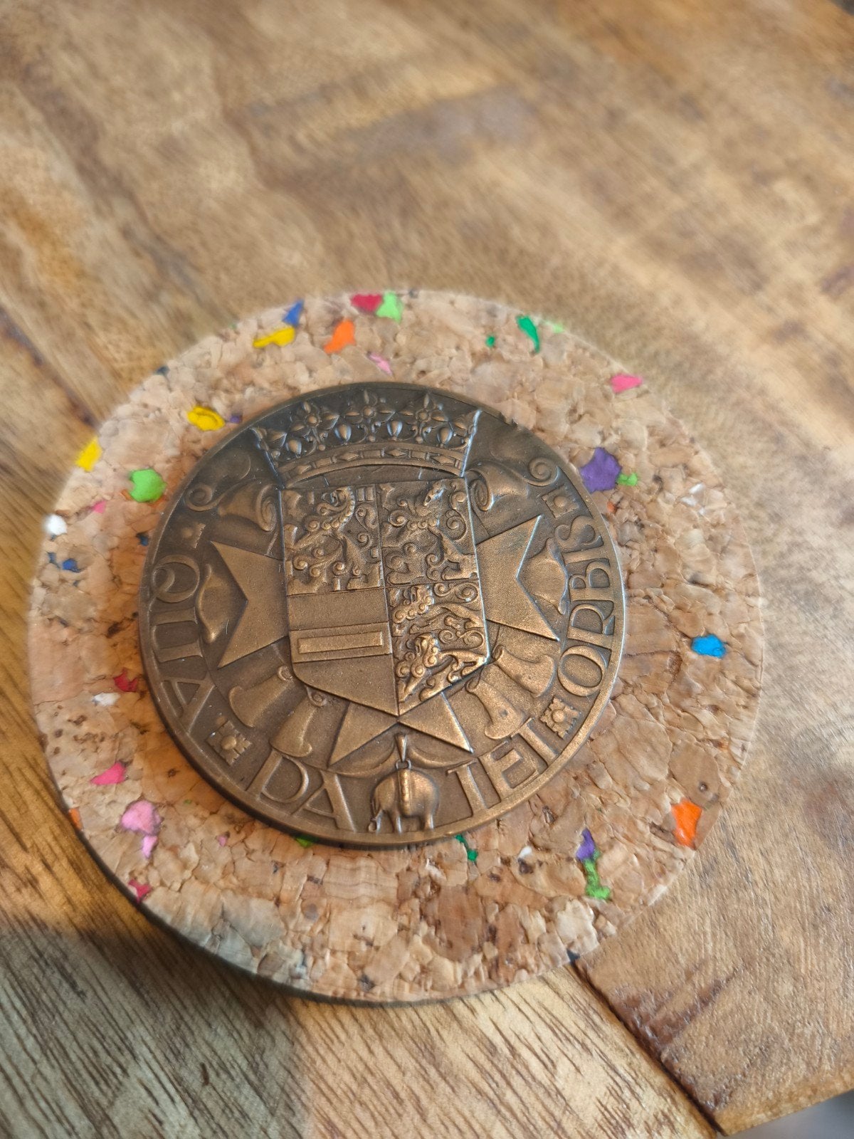 Bronzen Penning Chris van der Hoef, Postzegels en Munten, Ophalen of Verzenden, Brons, Nederland