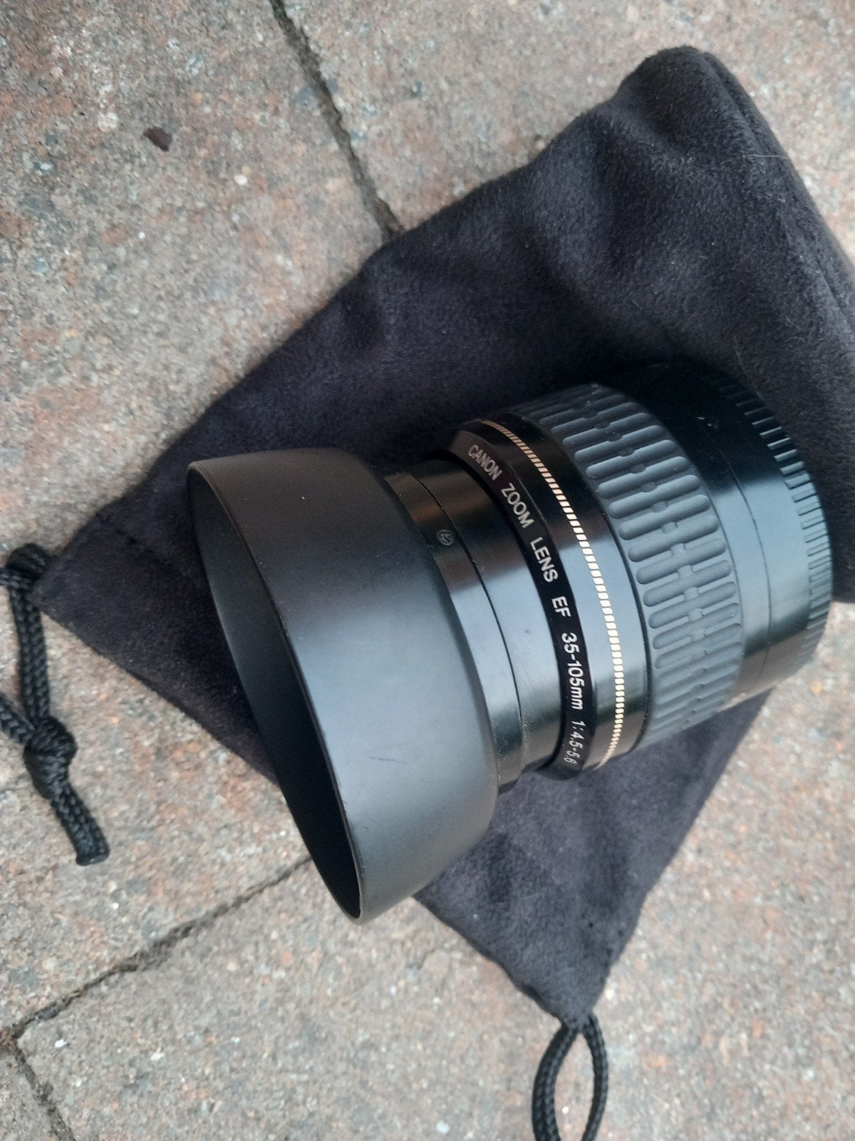 Canon Zoom Lens EF 35-105mm 1:4.5-5.6 met zonnekap, Autofocus, Gebruikt, Canon, Ophalen of Verzenden
