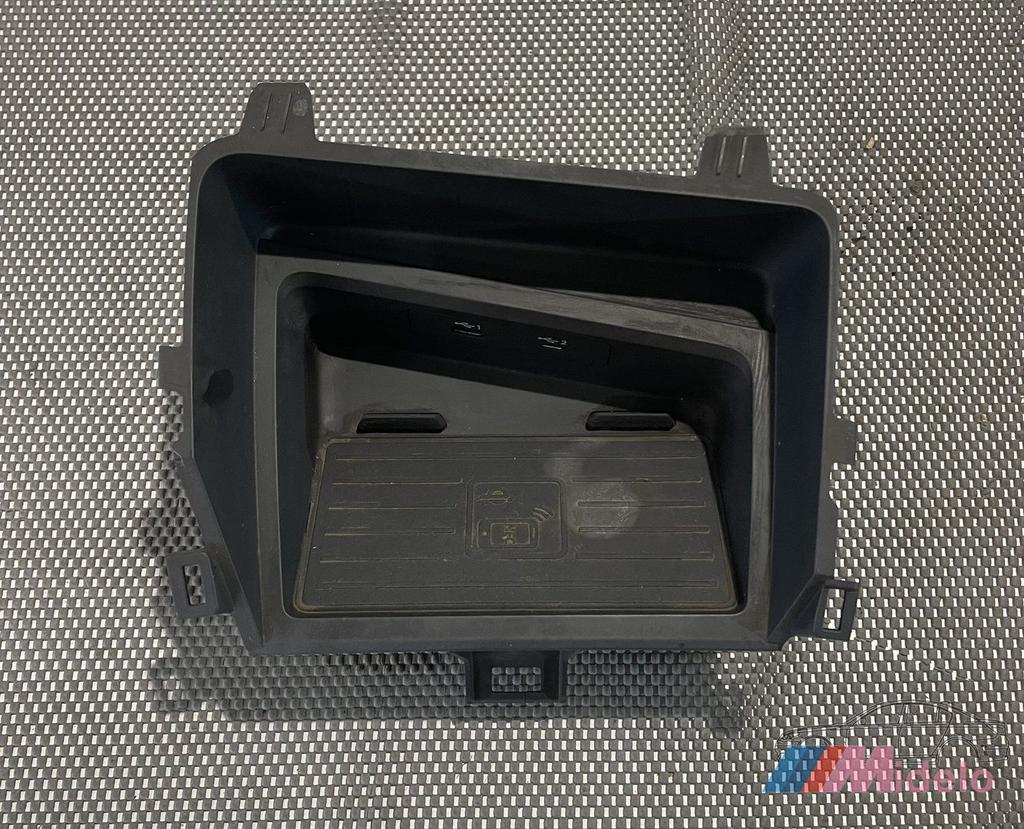 AUDI A3 OPBERGVAK MIDDENCONSOLE DRAADLOOS OPLADEN 8Y1864131A, Gebruikt, -, -, -