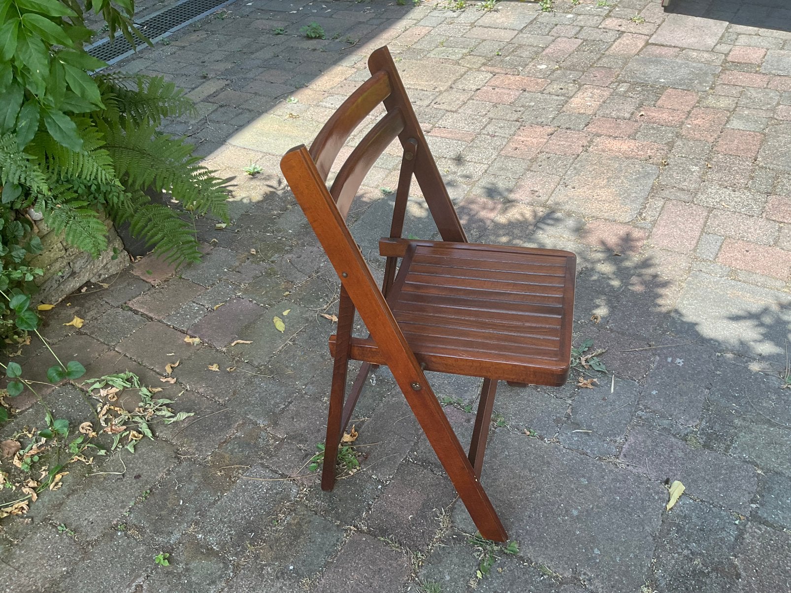 Vintage design massief houten klapstoelen, Ophalen of Verzenden