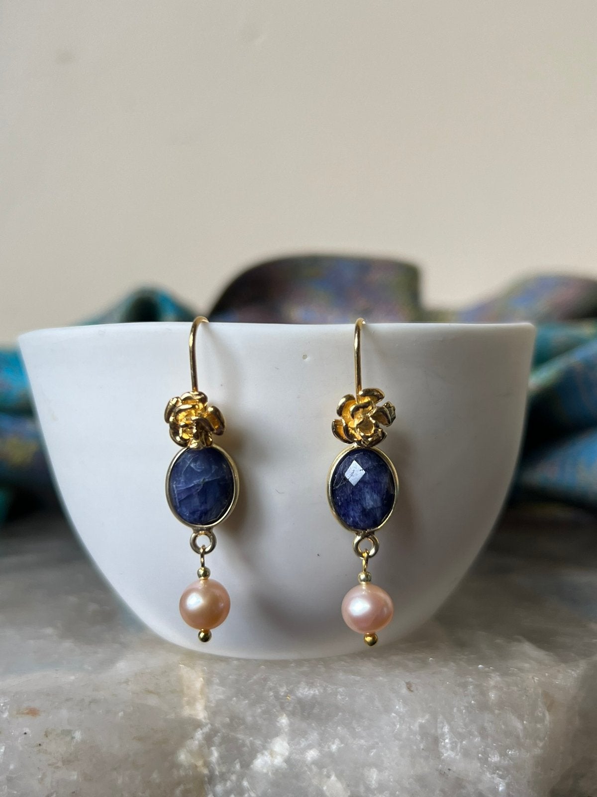 Smaragd AKOYA zoutwater parel beschermt geluk vreugde, Sieraden, Tassen en Uiterlijk, Oorbellen, Hangers, Magnolia11, Nieuw, Ophalen of Verzenden
