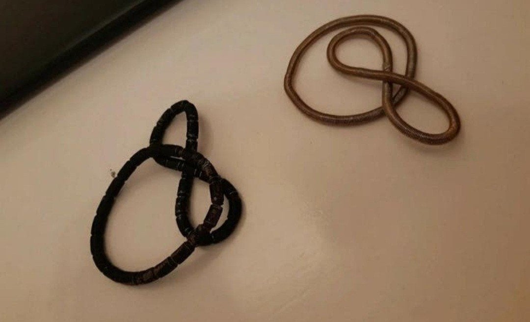 2 sets mouwophouders - zwart en bronskleurig, Ophalen of Verzenden, Gedragen, Onbekend