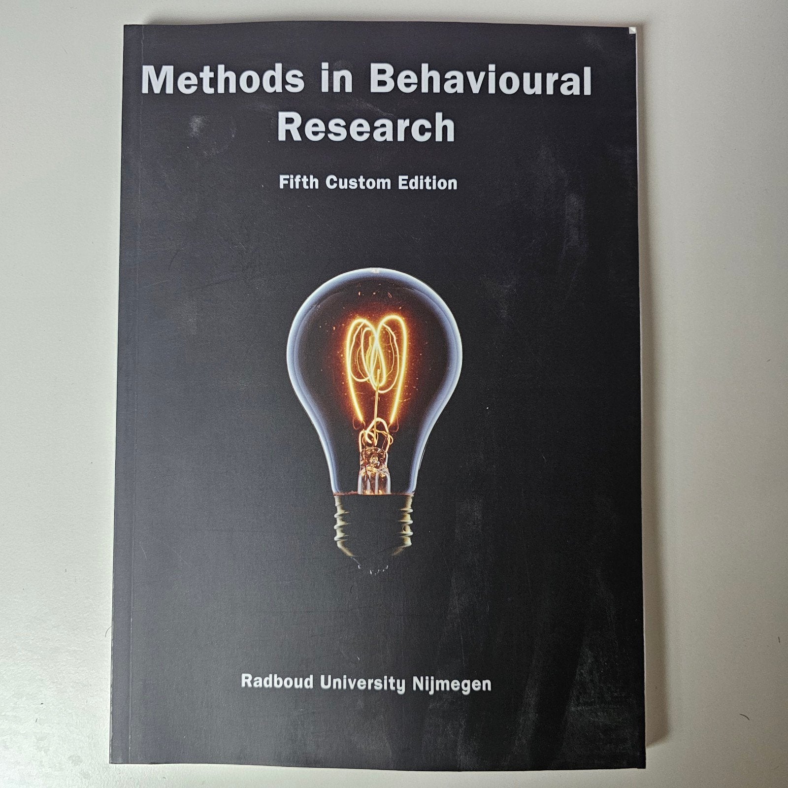 Methods in Behavioural Research - Radboud Universiteit, Onbekend, Ophalen of Verzenden, Gamma, WO