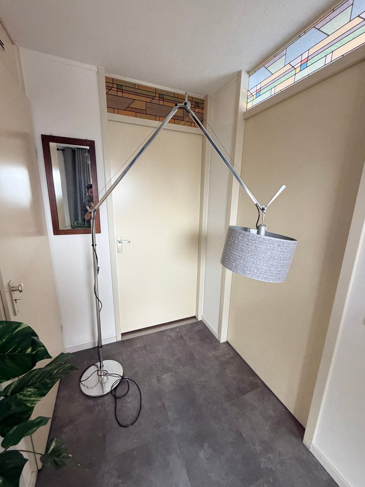 Artemide Tolomeo Mega Vloerlamp - Zonder originele kap, Ophalen, Gebruikt, 200 cm of meer, E27 (groot)