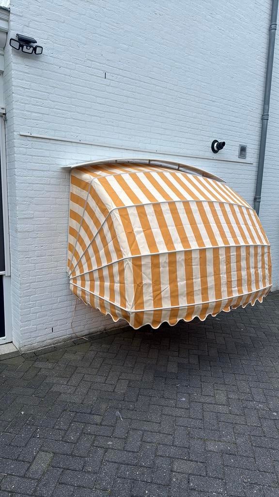 Nieuwe getoogde markies breed 206 uitval 120, Tuin en Terras, Zonneschermen, Minder dan 150 cm, Ophalen, Zo goed als nieuw, Markies