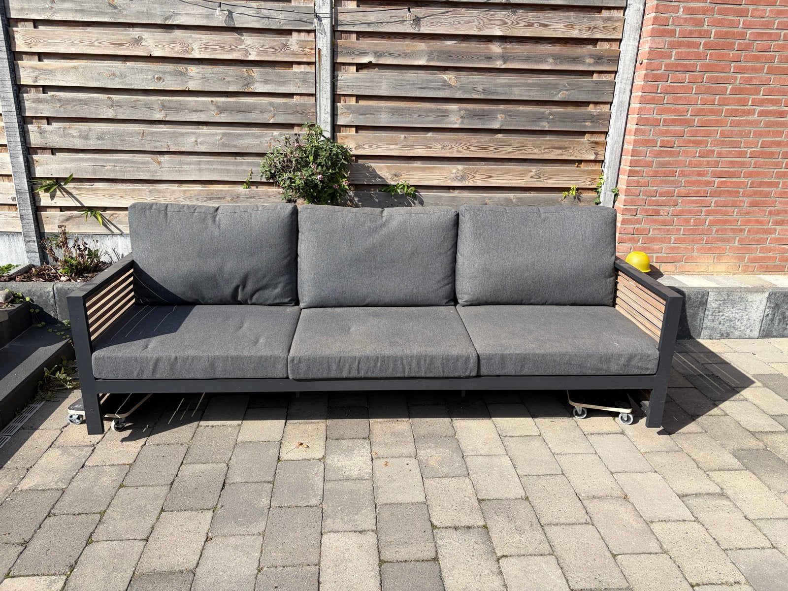 2x Kees Smit Loungebank 3-zits - Zo goed als nieuw, Tuin en Terras, Ophalen, Zo goed als nieuw, Aluminium
