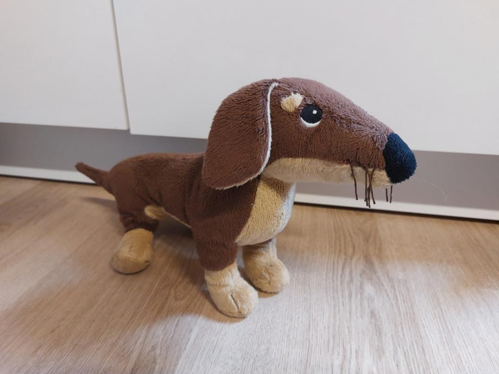 IKEA teckel hond knuffel, Ophalen of Verzenden