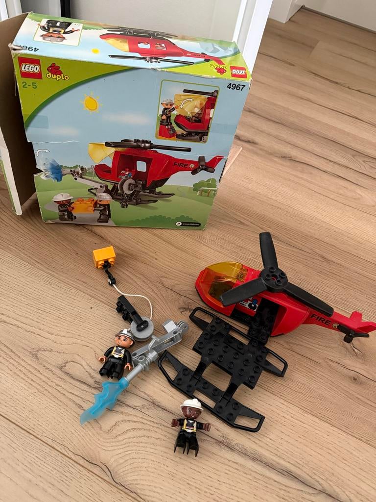 Lego Duplo Brandweer Helikopter Set 4967, Ophalen of Verzenden, Compleet, Duplo, Complete set